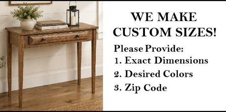 Amish Handmade Table with Drawer - Furniture - Living Room Table - Home Décor - Farmhouse - Country Decor - Primitive - Rustic Table - Home
