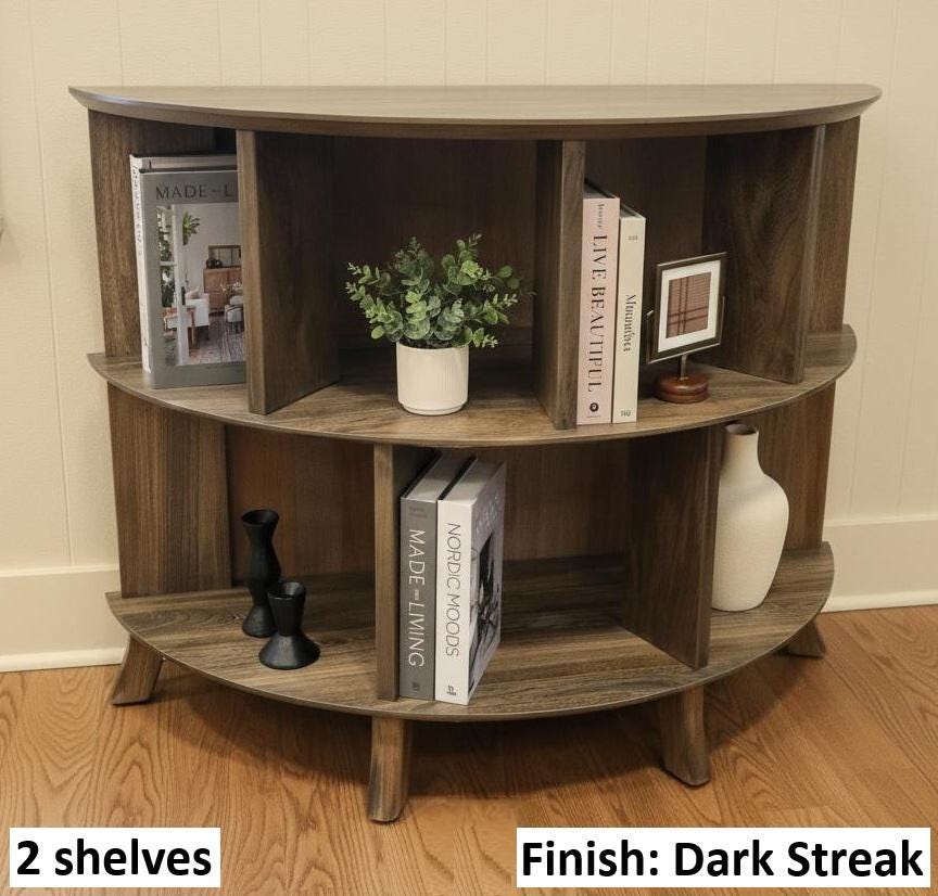 Bookcase - Amish Handmade Bookshelf - Farmhouse - Organizer - Books - Wooden - Rustic - Case Goods - Home - Multipurpose Cabinet - Shelves
