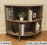 Bookcase - Amish Handmade Bookshelf - Farmhouse - Organizer - Books - Wooden - Rustic - Case Goods - Home - Multipurpose Cabinet - Shelves