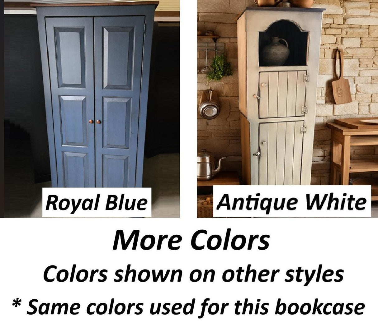 Wide Bookcase 4ft, Primitive Furniture Rustic Organizer Book Shelf Amish Made Furniture For Book Lovers Rustic Unique Antique Home Study