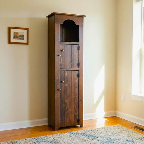 Amish Handmade Pantry Cabinet - Multipurpose Cabinet - Farmhouse - Primitive Jelly Cabinet - Cupboard - Storage - Rustic - Case Goods - Home