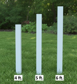 Amish Handmade Post 4,5,6,7,8 ft. For Birdhouses and Bird Feeders, Vinyl Post With Inner Wooden Post, Durable Yellow Pine, Bird Lovers, Home - Posts