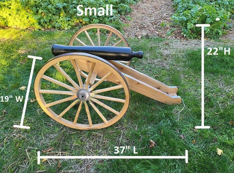 Decorative Scale Cannon - Yard Cannon - Antique Cannon - Amish Handmade - Primitive