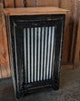 Wood Storage Cabinet, Tiltout Trash Can, Recycling Bin, Amish Handmade, Garbage Can