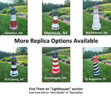 Lighthouse Decor Yard Garden Decoration Outdoor Landscape Cape Hatteras Solar Amish Made Landmark Replica Outdoor Lighthouse