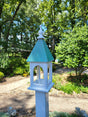 Bird Feeder Patina Copper Roof Handmade Vinyl PVC