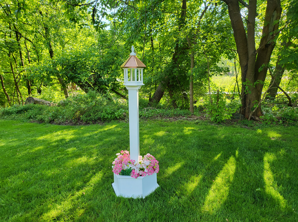 Amish Handmade Copper Roof Bird Feeder - Free Shipping - Weather-Resistant - Unique - Bird Lover