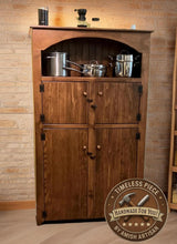 Farmhouse Furniture Living Room Cabinet Wooden Pantry Cabinet Hutch Cabinet Antique Furniture Kitchen Decor Home Cabinet Storage Furniture