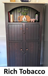 Farmhouse Furniture Living Room Cabinet Wooden Pantry Cabinet Hutch Cabinet Antique Furniture Kitchen Decor Home Cabinet Storage Furniture