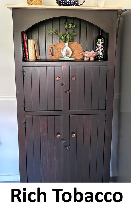 Farmhouse Furniture Living Room Cabinet Wooden Pantry Cabinet Hutch Cabinet Antique Furniture Kitchen Decor Home Cabinet Storage Furniture