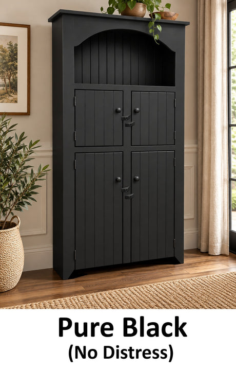 Amish Handmade Pantry Cabinet - Multipurpose Cabinet - Farmhouse - Primitive Jelly Cabinet - Cupboard - Storage - Rustic - Case Goods - Home