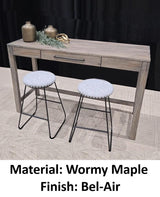 Amish Handmade Table Set with Bar Stools - Home Décor - Farmhouse Furniture - Primitive - Living Room - Organizer - Drawer - Case Goods