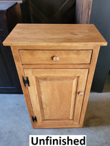 Cabinet with Drawer - Fully Assembled - Nightstand - Furniture - Home Décor - End Table - Rustic - Primitive