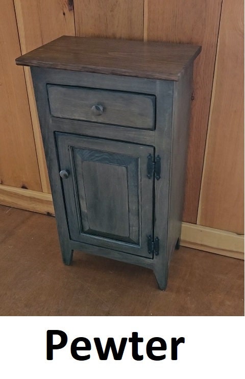 Cabinet with Drawer - Free Shipping - Fully Assembled - Nightstand - Furniture - Home Décor - End Table - Rustic - Primitive