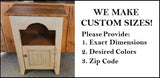 Shelf Stand - Amish Furniture - End Table - Home Décor - Nightstand - Living - Book Shelf - Amish Handmade - Fireplace - Bathroom Cabinet