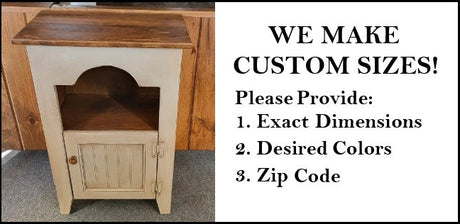 Shelf Stand - Amish Furniture - End Table - Home Décor - Nightstand - Living - Book Shelf - Amish Handmade - Fireplace - Bathroom Cabinet