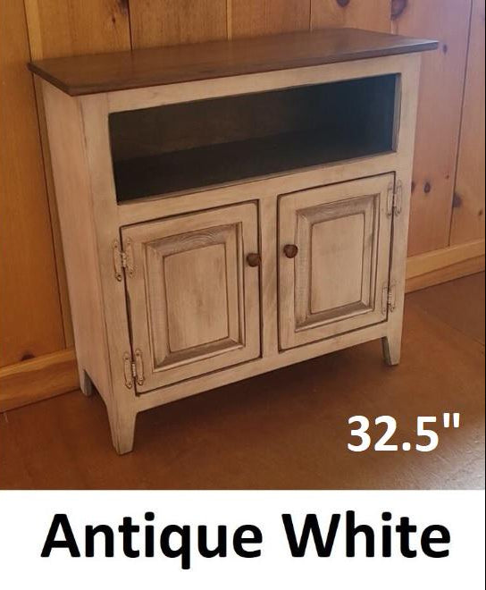 TV Stand - 3 Door Cabinet - Primitive - Storage - TV Cabinet - Amish Handmade - Multipurpose Cabinet - Rustic - Case Goods - Fully Assembled
