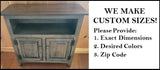 2 Door Cabinet - Amish Furniture - TV Stand - Primitive - Storage - TV Cabinet - Amish Handmade - Multipurpose Cabinet - Rustic - Case Goods
