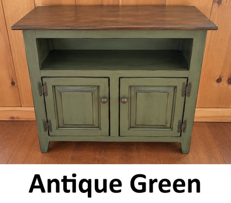 TV Stand - 3 Door Cabinet - Primitive - Storage - TV Cabinet - Amish Handmade - Multipurpose Cabinet - Rustic - Case Goods - Fully Assembled