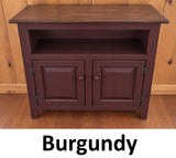 TV Stand - 3 Door Cabinet - Primitive - Storage - TV Cabinet - Amish Handmade - Multipurpose Cabinet - Rustic - Case Goods - Fully Assembled
