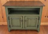 TV Stand - 3 Door Cabinet - Primitive - Storage - TV Cabinet - Amish Handmade - Multipurpose Cabinet - Rustic - Case Goods - Fully Assembled