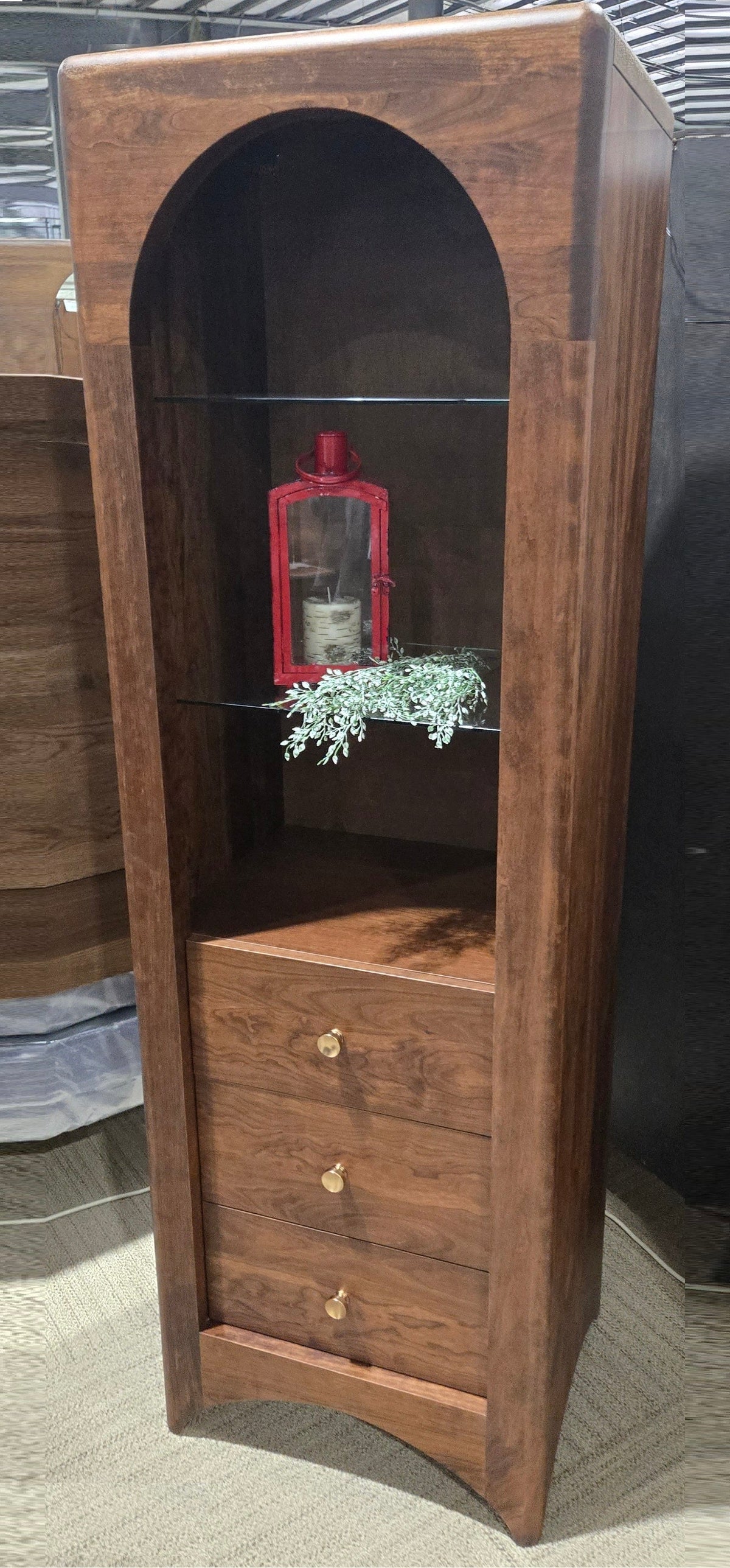Bookcase - Amish Handmade Bookshelf - Farmhouse - Organizer - Cupboard - Wooden - Rustic - Case Goods - Home - Multipurpose Cabinet -Shelves