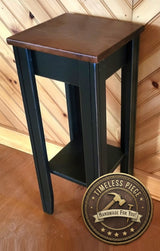 Side table - Fully Assembled - Night Stand - Home Décor - Furniture - Amish Handmade - Amish Furniture - Primitive - Rustic