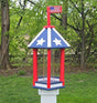 Amish Handmade Bird Feeder Independence Day Special! 250th Anniversary, Weather-Resistant Gifts Bird Lovers Bird Houses Bird Feeder Holiday