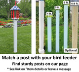 Amish Handmade Bird Feeder Independence Day Special! 250th Anniversary, Weather-Resistant Gifts Bird Lovers Bird Houses Bird Feeder Holiday