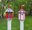 Amish Handmade Birdhouse, Bird Feeder, Independence Day Special! 250th Anniversary, Maintenance Gifts for Bird Lovers Bird Houses Yard