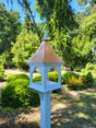 Bird Feeder X-Large With Copper Roof, Square Design, Premium Feeding Tube