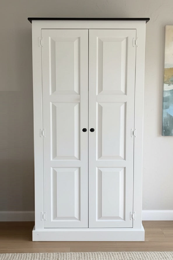 Amish Handmade Pantry Cabinet - Large Jelly Cabinet - Multipurpose Cabinet - Farmhouse - Cupboard - Storage - Rustic - Case Goods - Home