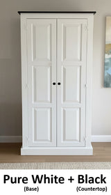 Amish Handmade Pantry Cabinet - Large Jelly Cabinet - Multipurpose Cabinet - Farmhouse - Cupboard - Storage - Rustic - Case Goods - Home