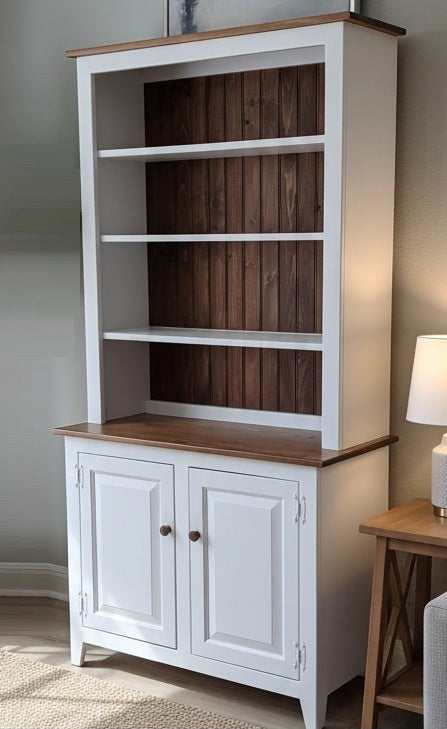Amish Handmade Bookcase Cabinet - Large Cabinet - Multipurpose Cabinet - Farmhouse -Organizer - Storage - Rustic - Case Goods - Home Decor
