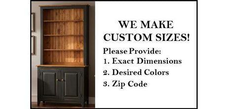 Amish Handmade Bookcase Cabinet - Large Cabinet - Multipurpose Cabinet - Farmhouse -Organizer - Storage - Rustic - Case Goods - Home Decor
