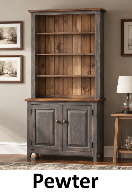 Amish Handmade Bookcase Cabinet - Large Cabinet - Multipurpose Cabinet - Farmhouse -Organizer - Storage - Rustic - Case Goods - Home Decor