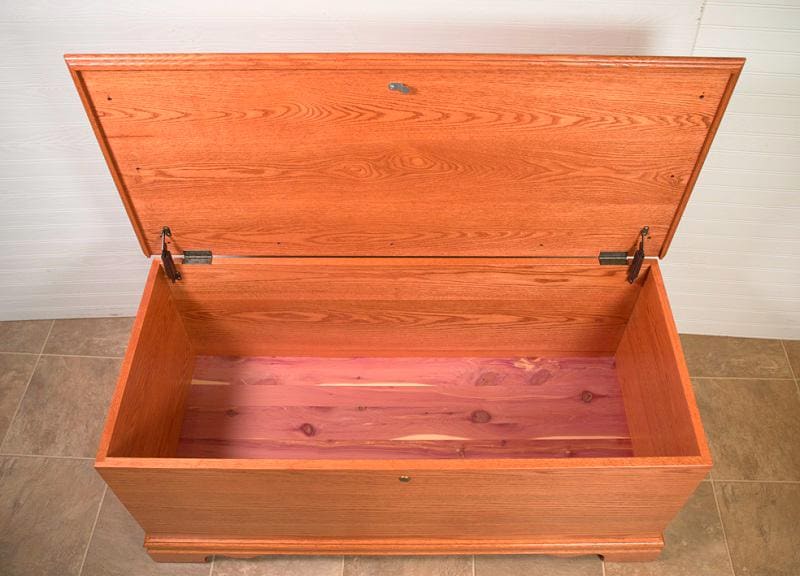 Amish Handmade Trunk - Storage Box - Vintage Chest Box - Rustic - Keepsake Box - Antique - Hope Chest - Cedar Chest - Blanket Chest