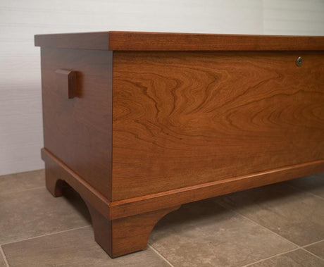 Antique Hope Chest - Amish Handmade Chest - Storage Box - Vintage Trunk Box - Rustic - Keepsake Box - Cedar Chest - Blanket Chest