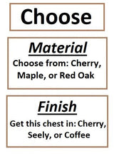 Amish Handmade Trunk - Storage Box - Vintage Chest Box - Rustic - Keepsake Box - Antique - Hope Chest - Cedar Chest - Blanket Chest