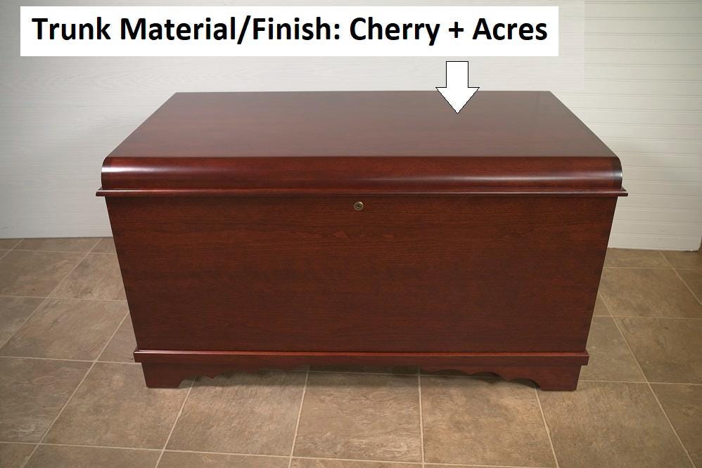 Hope Chest - Amish Handmade Trunk - Storage Box - Vintage Trunk Box - Rustic - Keepsake Box - - Wooden Chest - Blanket Chest - Antique