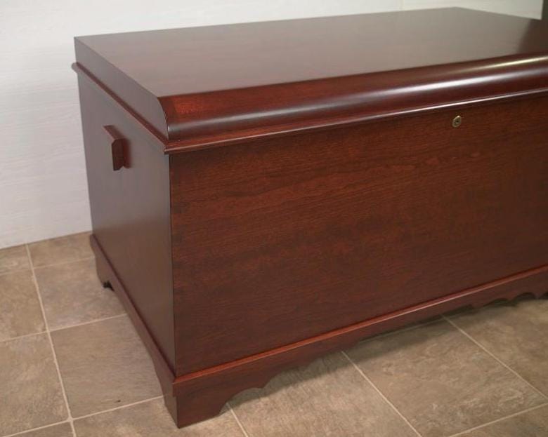 Hope Chest - Amish Handmade Trunk - Storage Box - Vintage Trunk Box - Rustic - Keepsake Box - - Wooden Chest - Blanket Chest - Antique