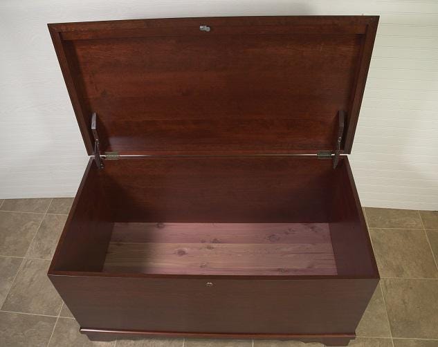 Hope Chest - Amish Handmade Trunk - Storage Box - Vintage Trunk Box - Rustic - Keepsake Box - - Wooden Chest - Blanket Chest - Antique