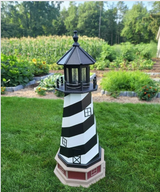 Cape Hatteras Solar Lighthouse - Amish Made - Landmark Replica - Lawn Ornament