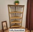 Amish Handmade Corner Cabinet - Corner Display - Multipurpose Cabinet - Bookcase - Kitchen Cabinet - Primitive - Rustic - Case Goods - Home