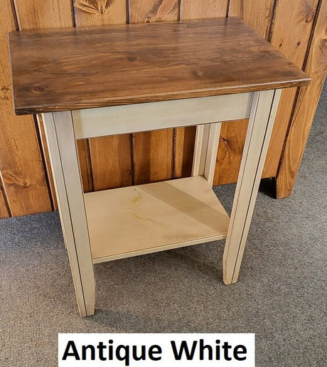 End table - Fully Assembled - Home - Nightstand - Furniture - Amish Handmade- Nightstand - Fireplace - Bathroom Cabinet - Country Decor