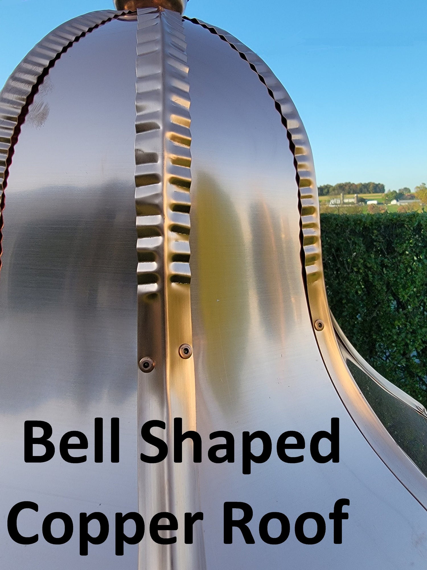 Octagon Copper Roof Poly Bird Feeder Amish Handmade Extra Large