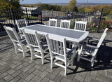 Amish Handmade Patio Set - Chair Set - Poly - Adirondack - Pub Chairs - Outdoor Furniture - Table Set - Dining Table - Outdoors - Backyard