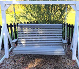 Amish Handmade Swing Bench - Patio Bench Swing - Large - Upholstered - Outdoor Furniture - Swing Seats - Comfort - Backyard