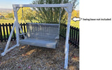 Amish Handmade Swing Bench - Patio Bench Swing - Large - Upholstered - Outdoor Furniture - Swing Seats - Comfort - Backyard