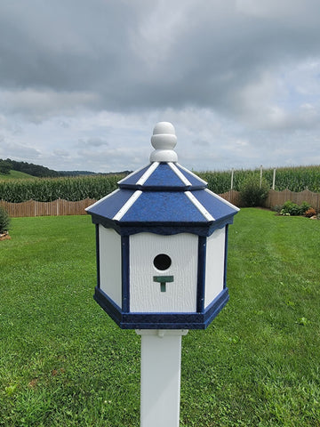 Amish Birdhouse Poly With 3 Nesting Compartments